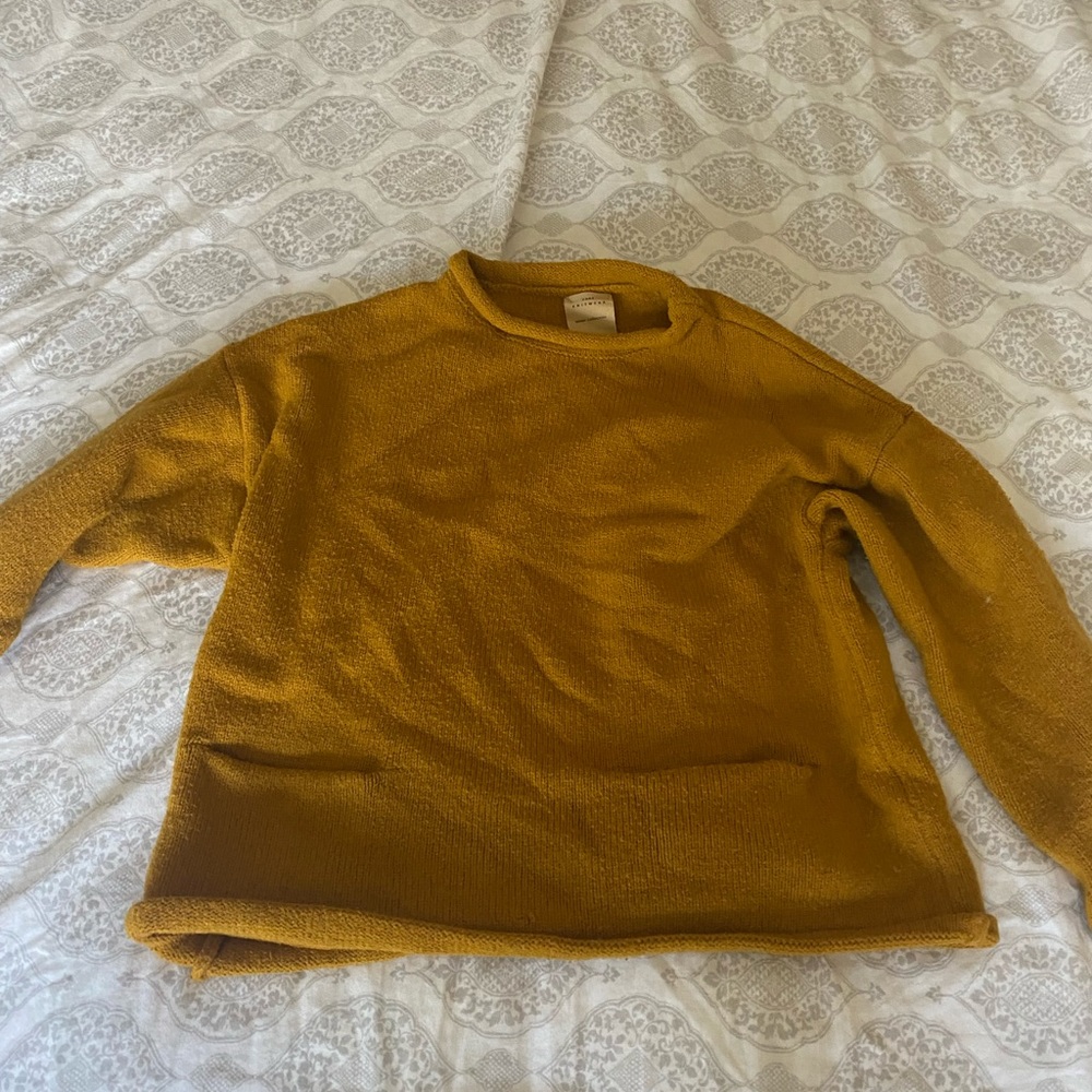 zara kids yellow sweater